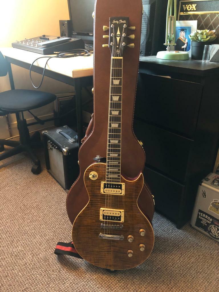 Harley Benton Paradise Amber Flame SC550 Les Paul Guitar in Stapleford, Nottinghamshire Gumtree