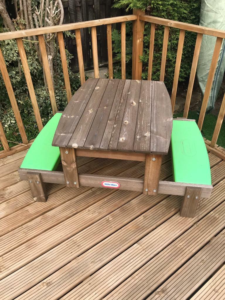 Little Tikes Wooden Table And Sandpit In Toton Nottinghamshire