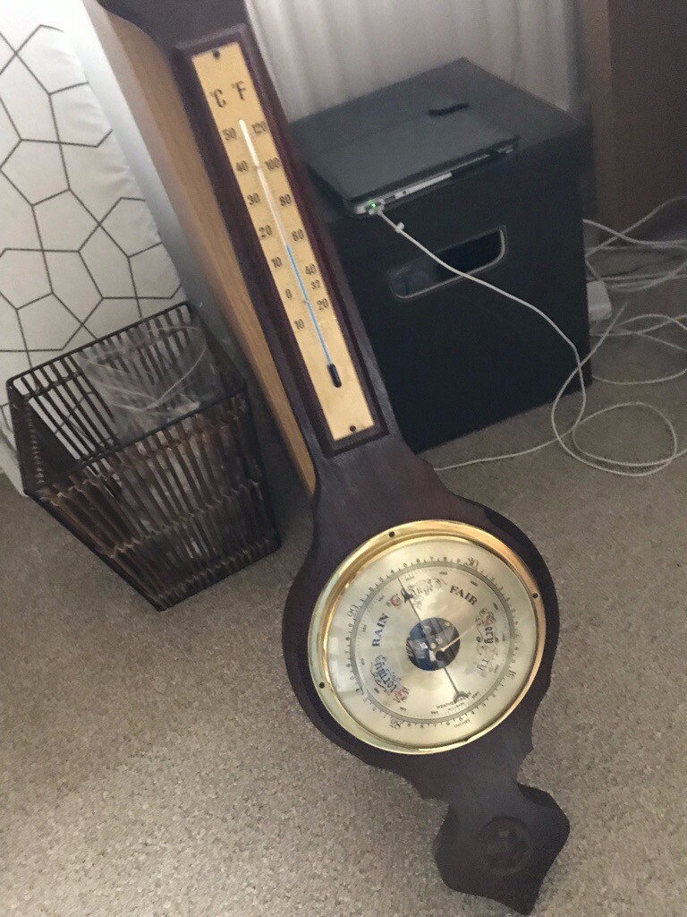 wooden barometer wall hanging in Flintshire Gumtree
