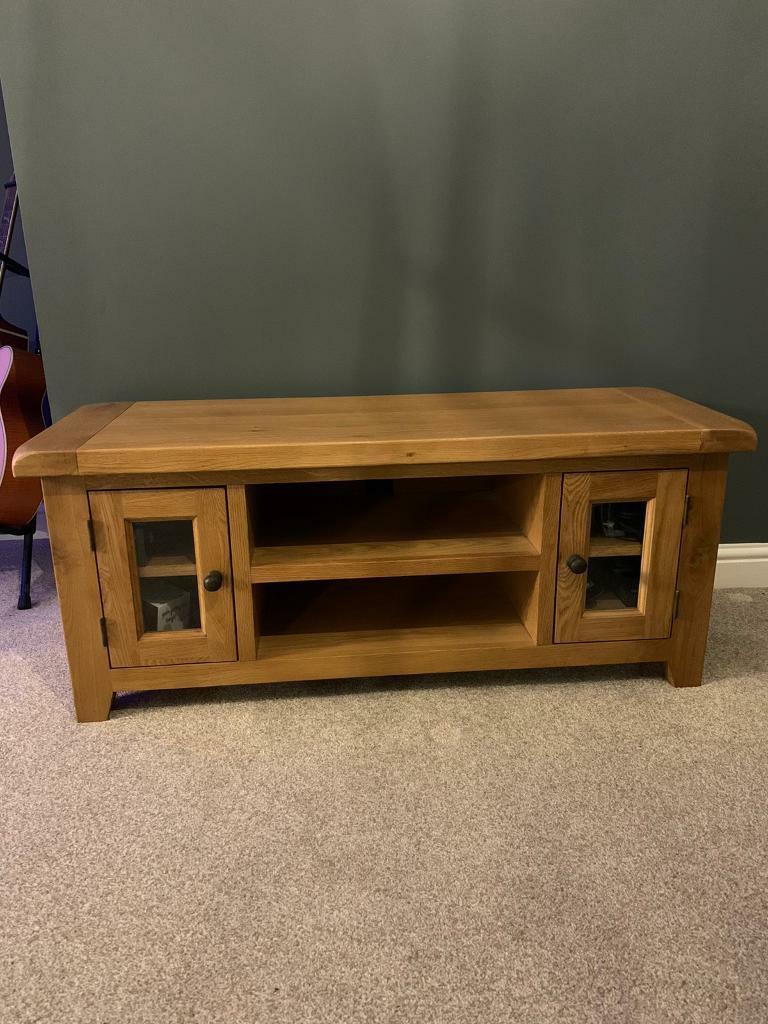 Solid oak TV stand in Durham, County Durham Gumtree