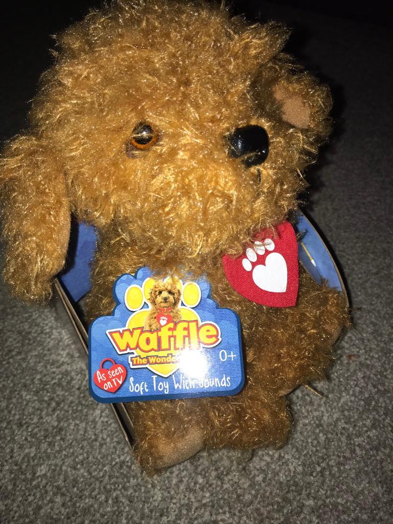 Waffle the Wonder Dog Soft Toy with Sounds Made is super soft fabric NEW Other Preschool