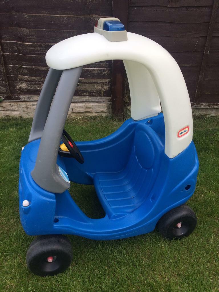 Little Tikes police car in Chesterfield, Derbyshire