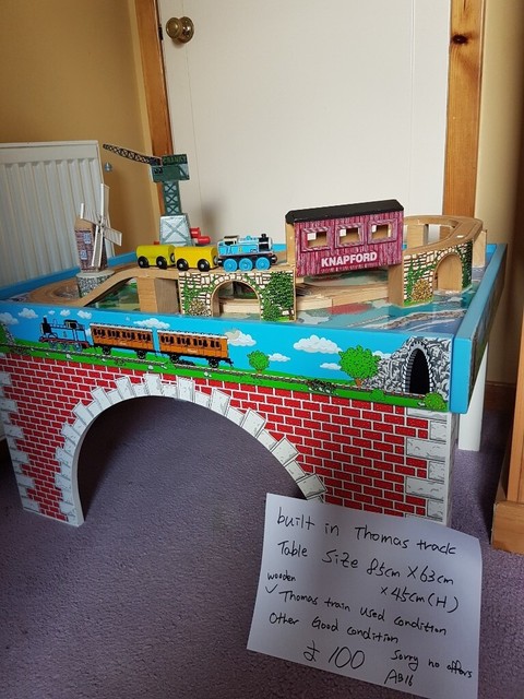 Soild Wood Thomas Train Table Etc Was 350 In Aberdeen Gumtree