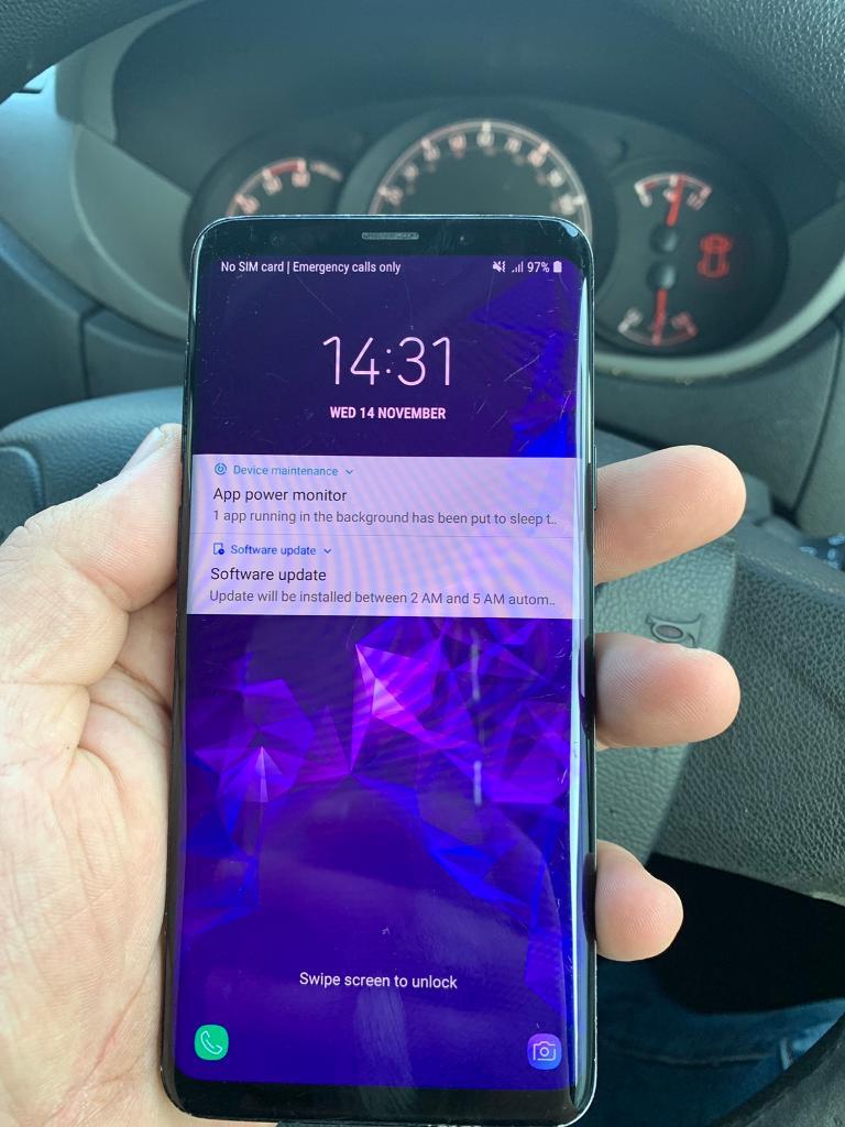Samsung s9 plus Vodafone check photo 2 for imei check | in Harrow
