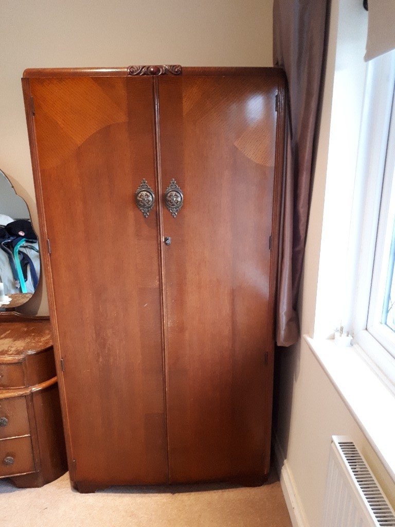 Vintage wardrobe and matching dresser in Keynsham, Bristol Gumtree