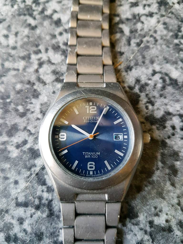 citizen titanium wr100