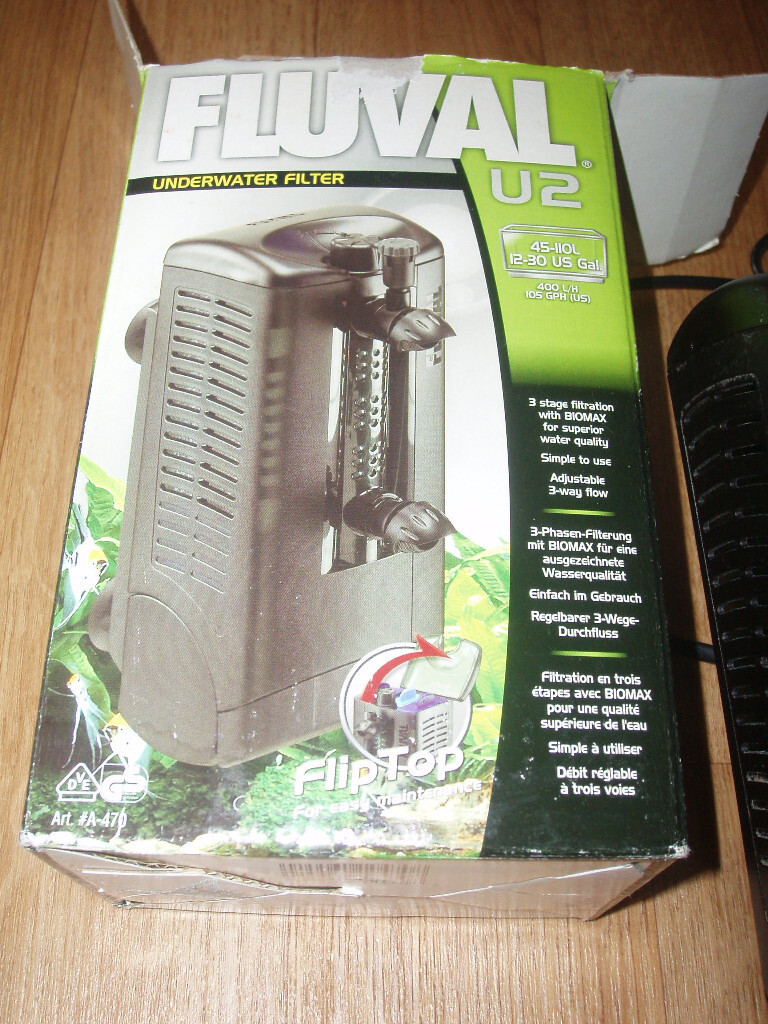 Fluval U2 internal filter for up to 120L aquariums in Whitley Bay