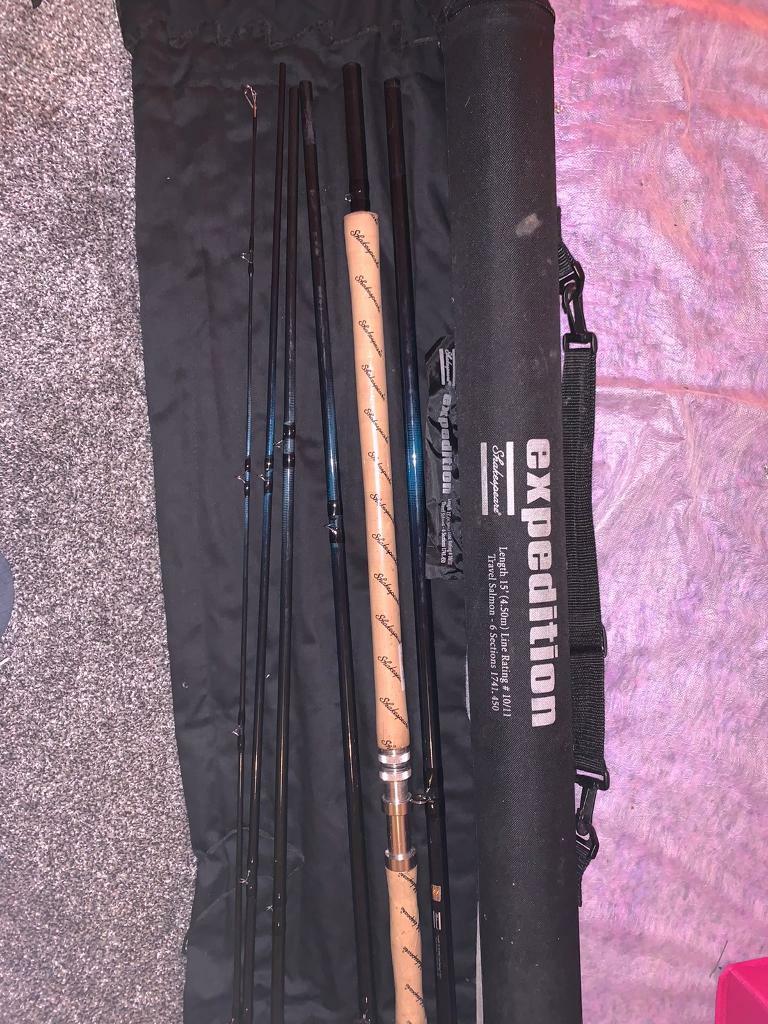 Shakespeare expedition salmon travel fly rod in Kilmaurs, East