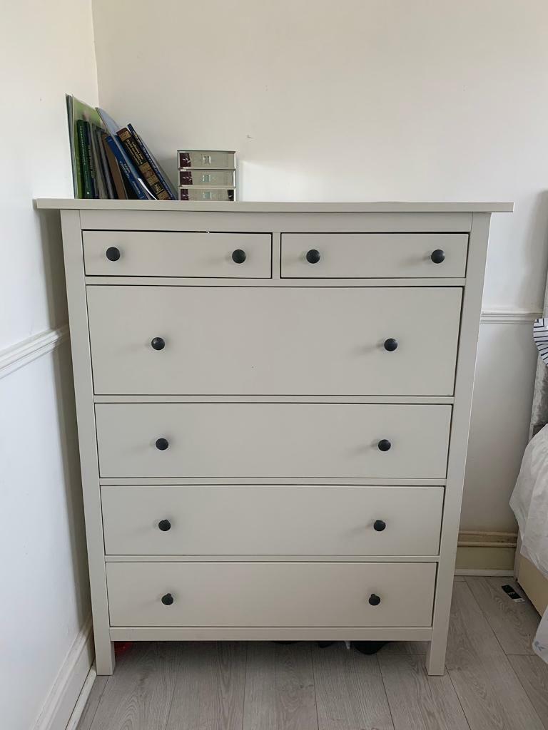 Ikea Hemnes Chest Of 6 Draws White Bedroom In Poplar London