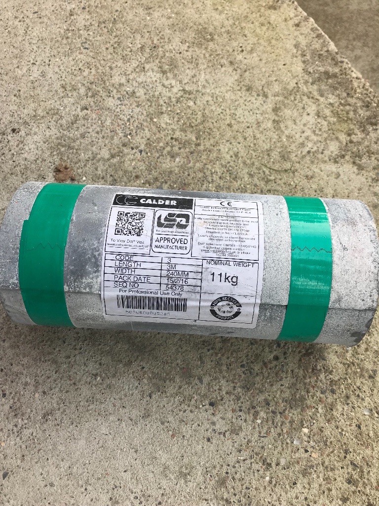 Lead flashing 240 mm x 3m 11kg weight in Liverpool, Merseyside Gumtree