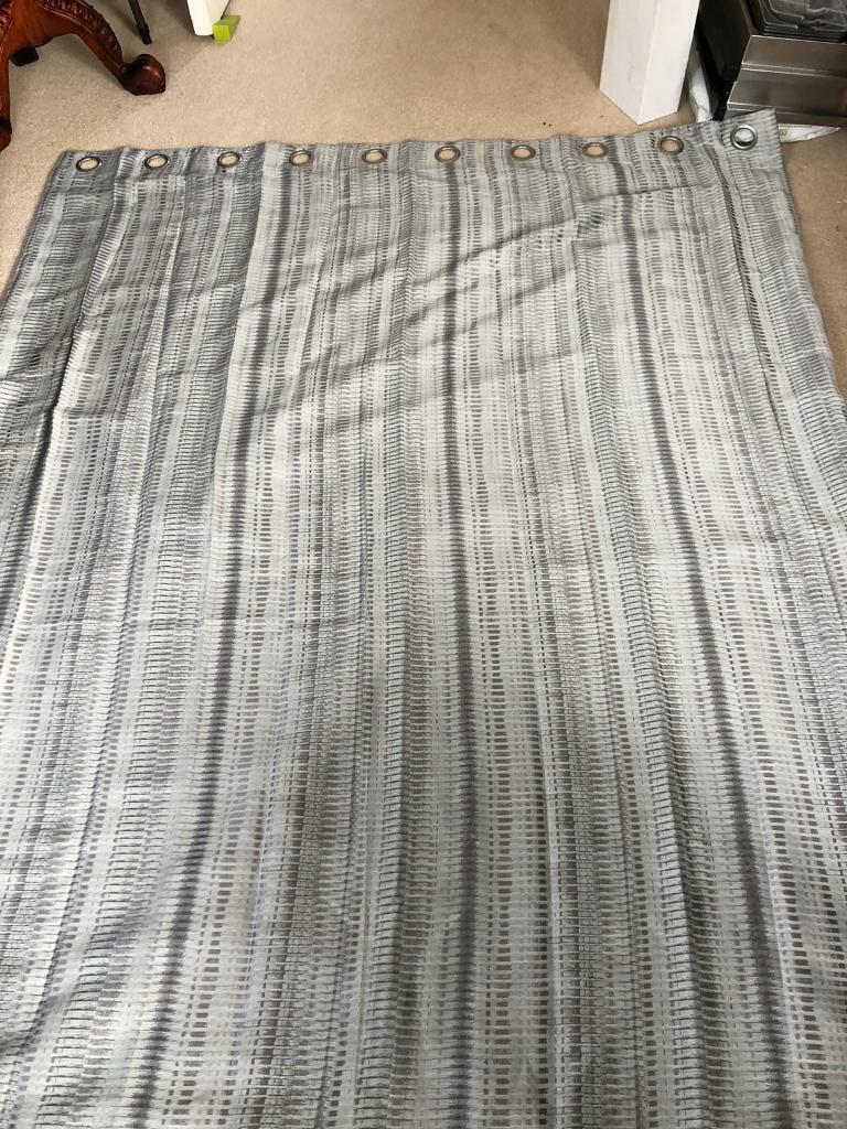 Grey patterned curtains from Dunelm *Good as new* | in ...