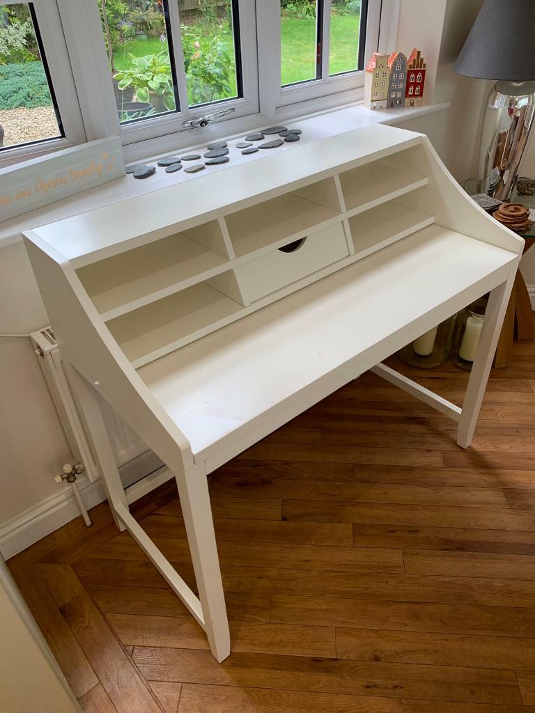 White John Lewis desk with storage in Newbury, Berkshire Gumtree