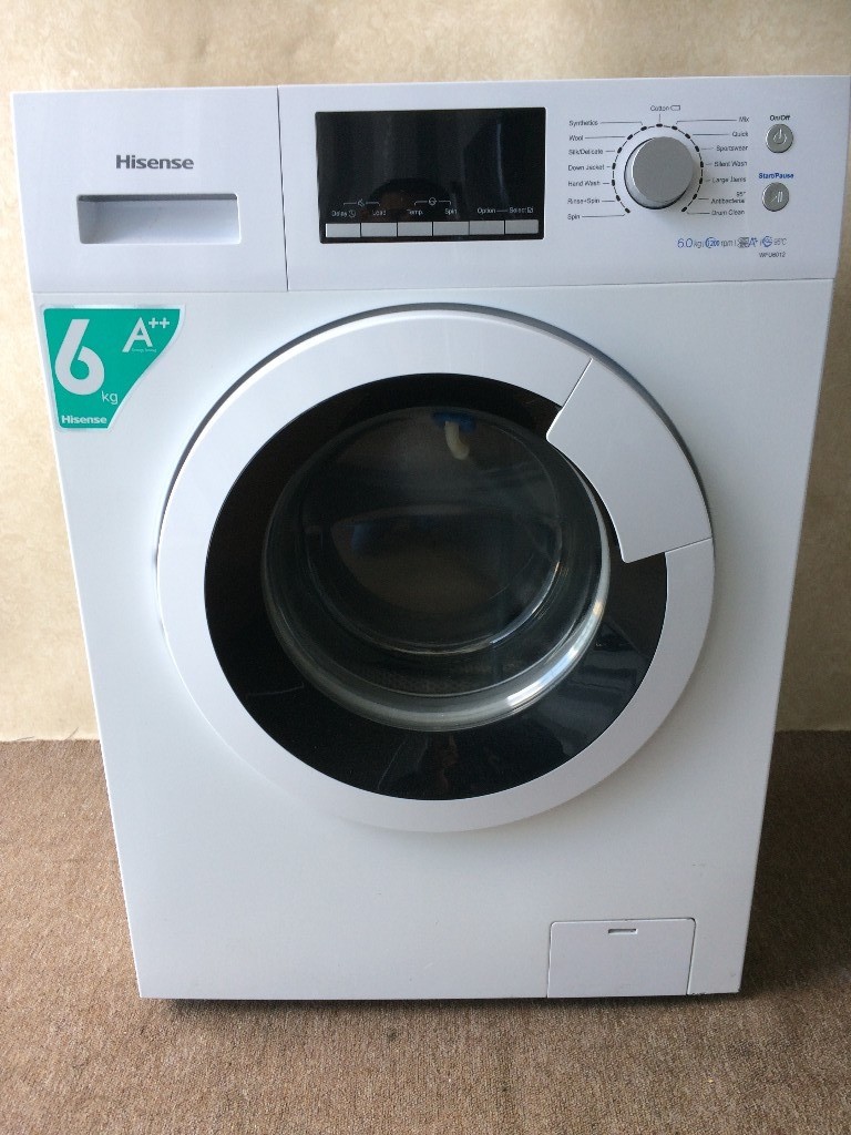 Hisense A++ 6 kg 1200 Rpm slim depth washing machine( delivery