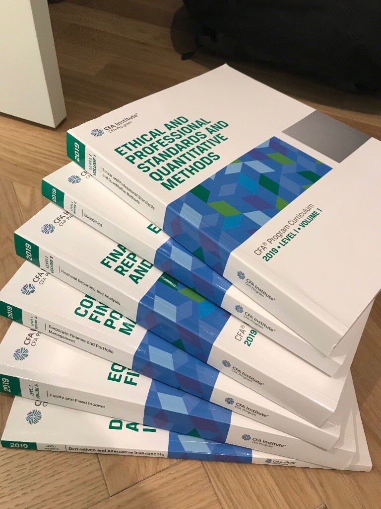 CFA Institute Level 1 2019 Books (6 Volumes) in London Gumtree