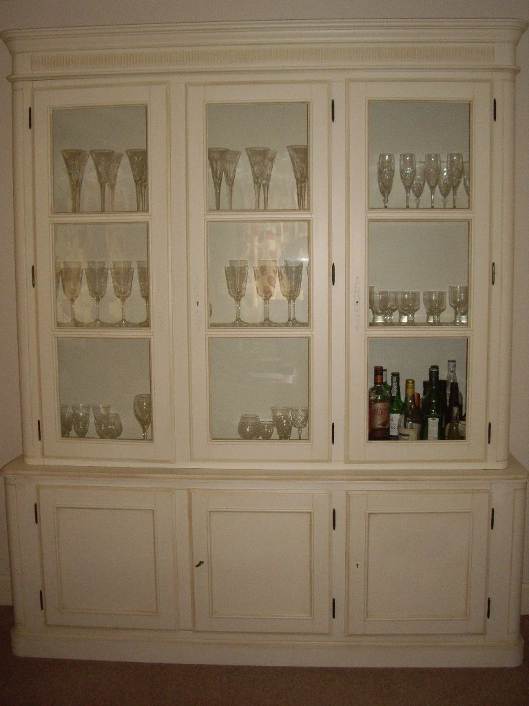 Laura Ashley Provencale Ivory Display Cabinet Dresser In Laura Ashley Provencale Ivory Display Cabinet Dresser In