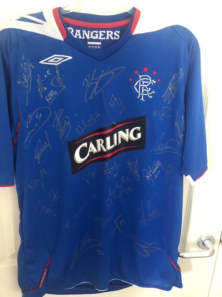 06/07 signed rangers top in Kirkintilloch, Glasgow Gumtree