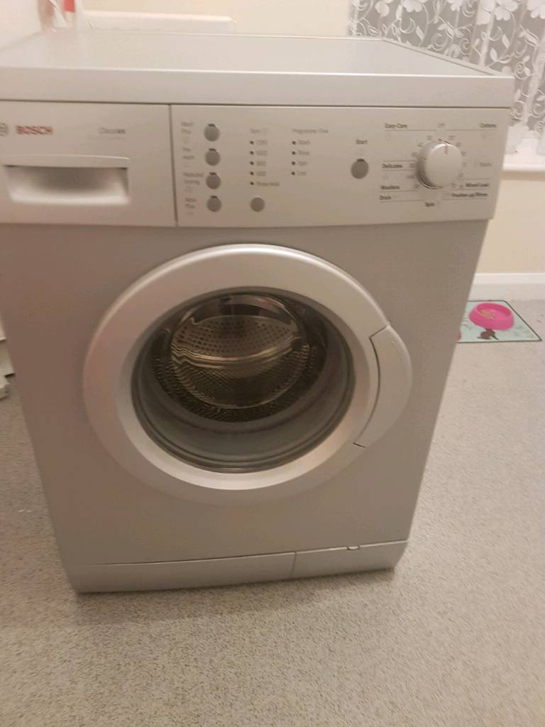 Reconditioned Silver Bosch Washing Machine, 6 Months Warranty, Free