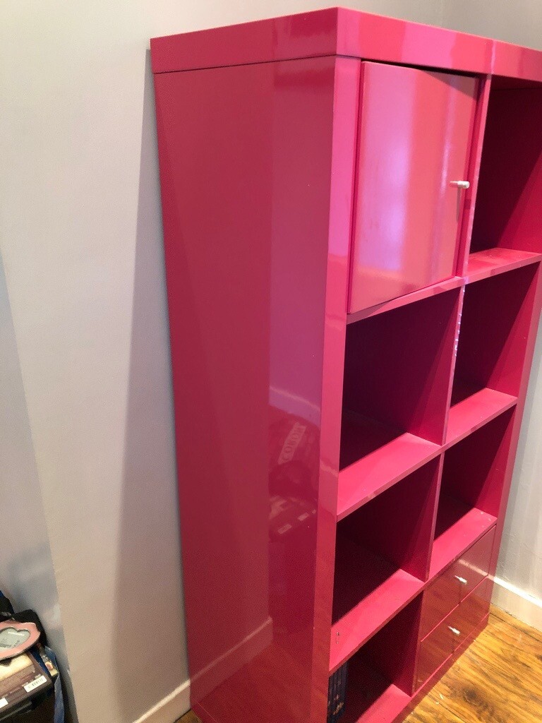 pink storage shelves ikea do expedit in Southside, Glasgow Gumtree