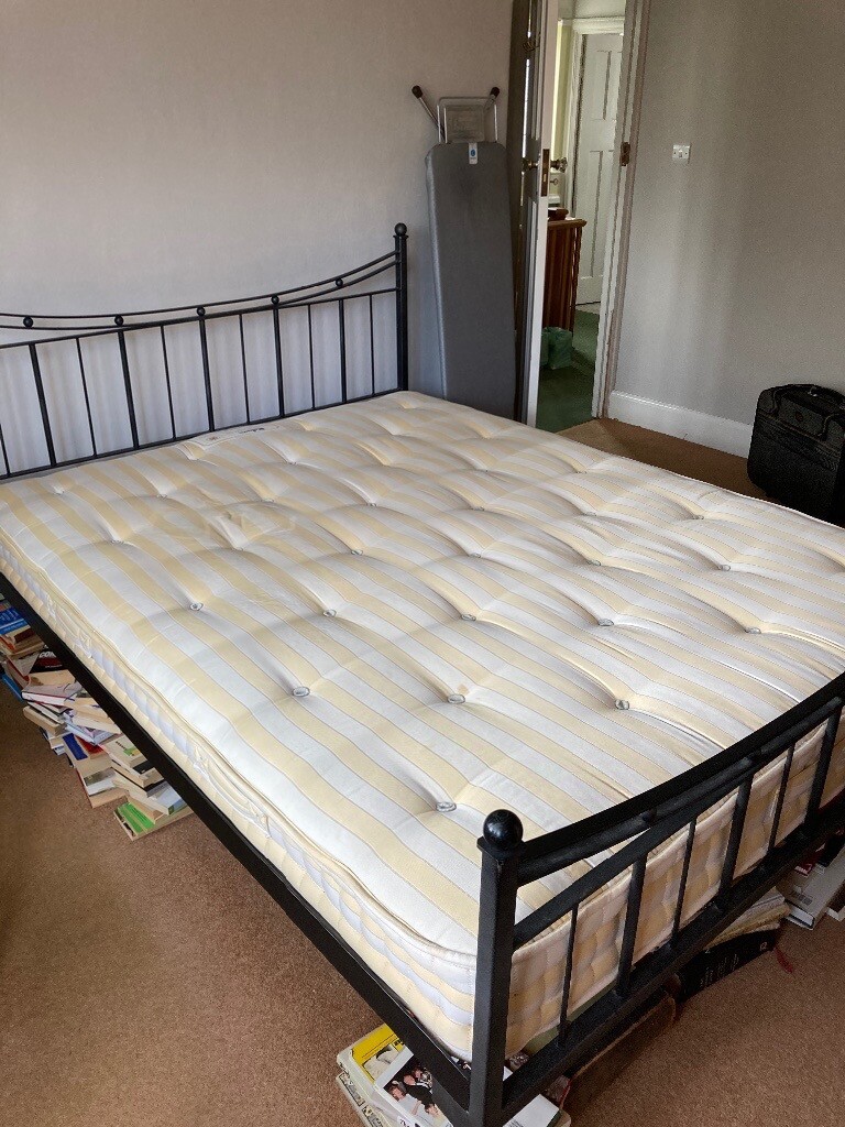 King size metal bed frame from Iron Bed Company in