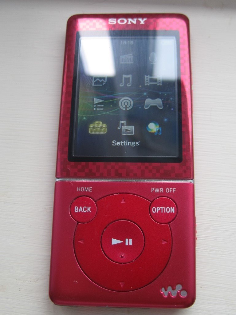 sony walkman mp3 player red 8GB in Honiton, Devon Gumtree