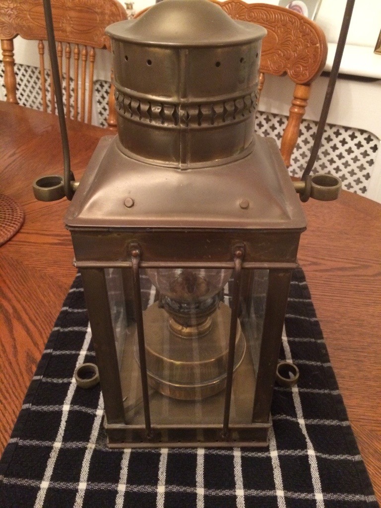 Antique brass oil lamp Davey & Co London in Beckenham, London Gumtree