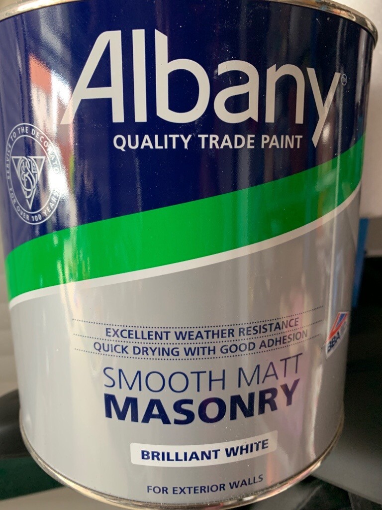 Albany Masonry White Matt Paint in Bures, Essex Gumtree