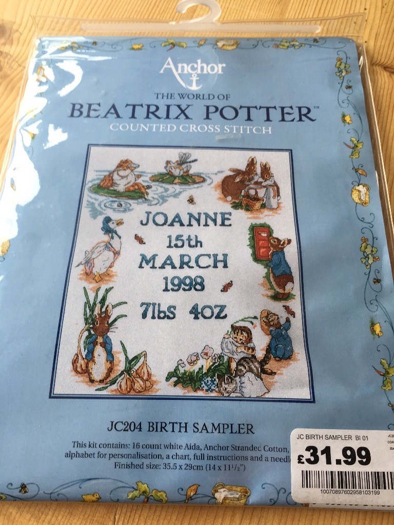 Beatrix Potter Cross Stitch Kits - Cross Stitch Patterns