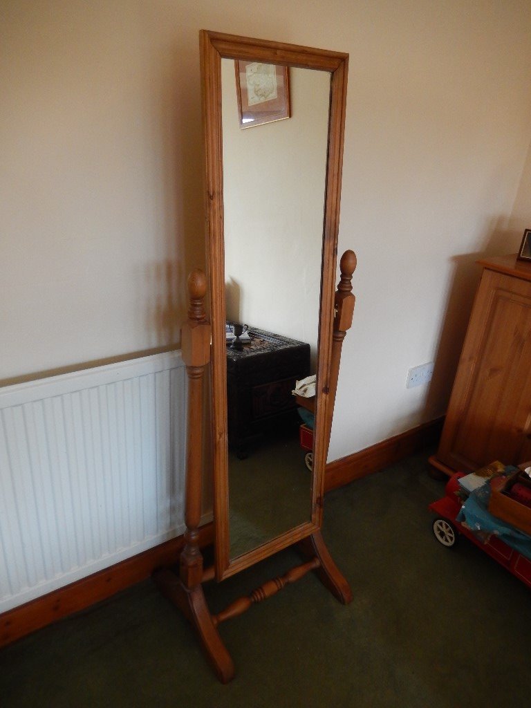 Pine Full Length Pivoted Mirror in Maldon, Essex Gumtree