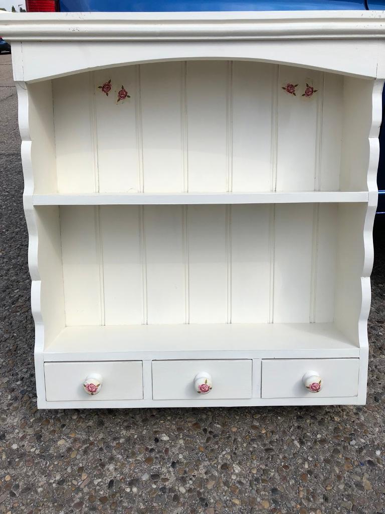 Wall Unit Welsh Dresser Top Style Chalk Painted Country Shabby