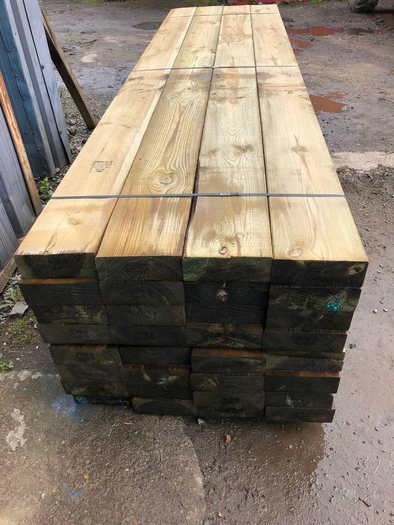 New dressed timber railway sleepers in Consett, County Durham Gumtree