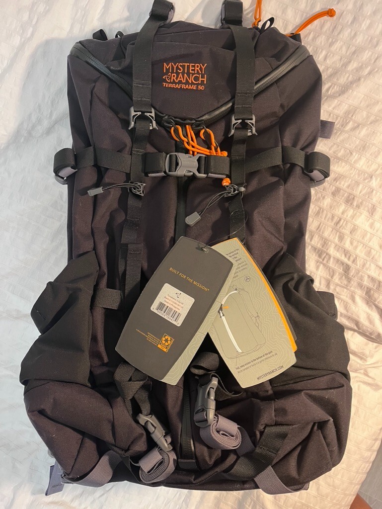 Terraframe 3-Zip 50L Backpack - for Serious Backpackers