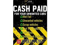 Cash Paid For Your Scrap Cars