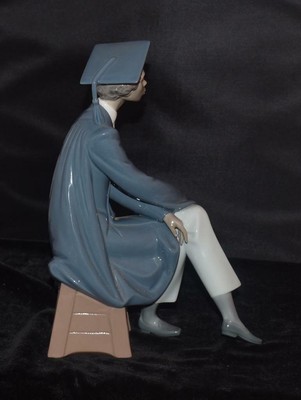 Lladro Figurine BLACK LEGACY -ONLY THE BEGINNING-Graduate - #5547-Ret 1996-Mint