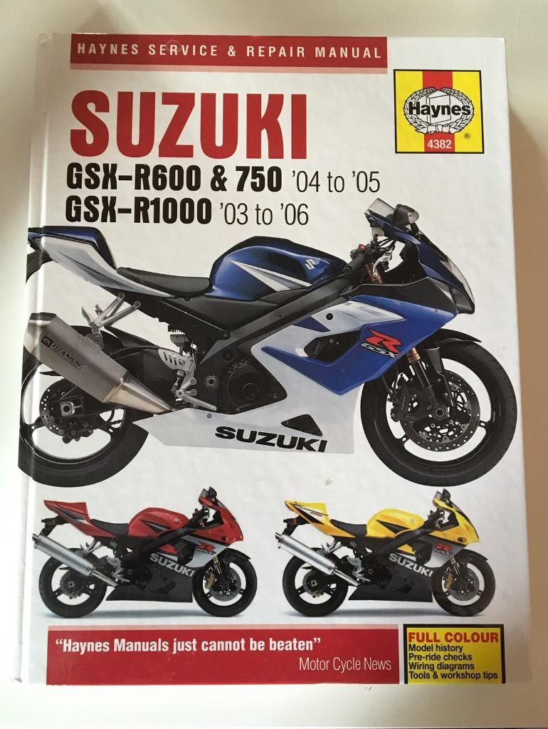 Haynes Service & Repair Manual Suzuki GSXR