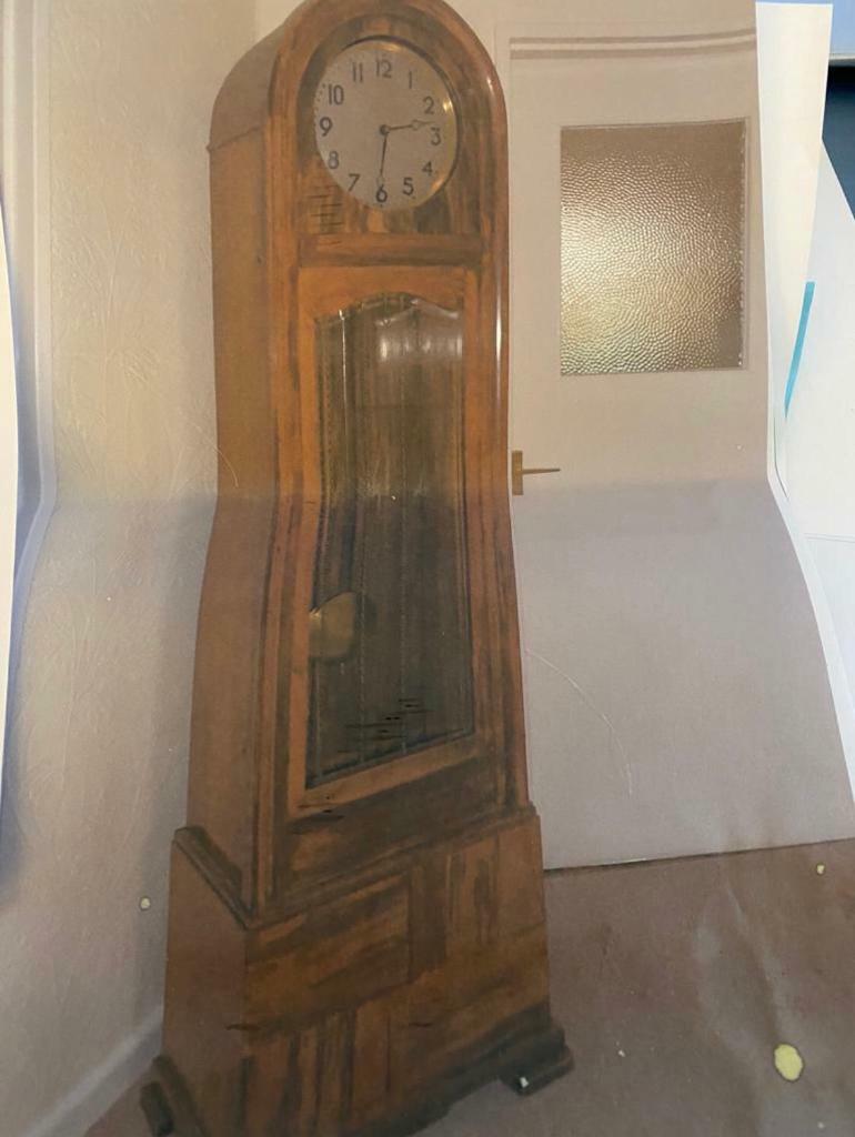 Antique Art Deco Enfield Grandfather Clock ,Westminster chiming, 1930