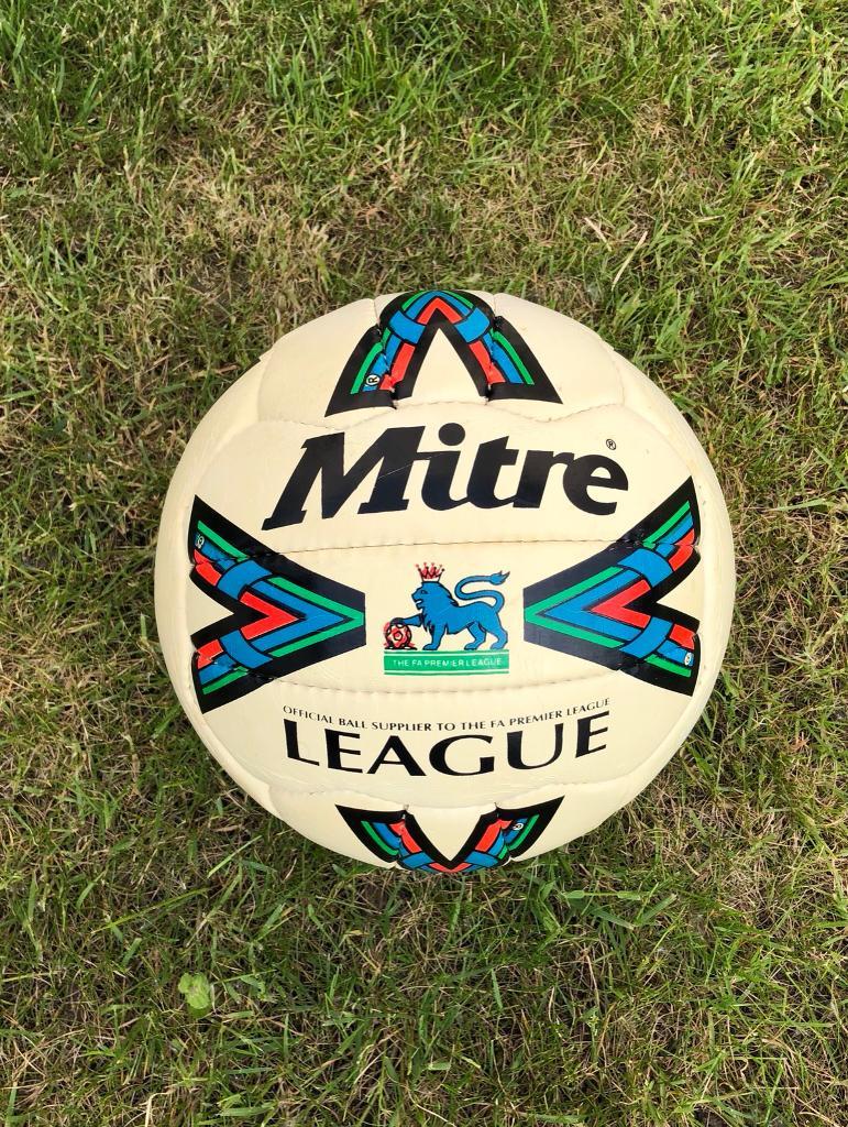 Vintage Retro FA Premier League Mitre size 5 Football in