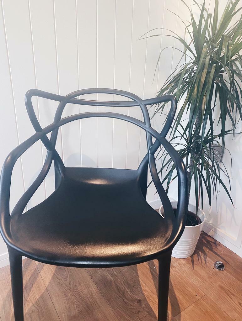X2 Philippe Starck Kartell Masters Chair, Black in Greenwich, London