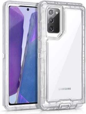 For Samsung Galaxy Clear Phone Case Cover with Holster & Belt Clip fit Otterbox
