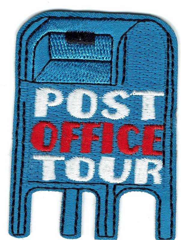 Girl Boy Cub POST OFFICE TOUR letter mail Patches Crests