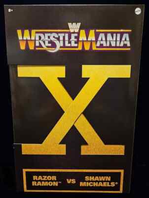 WWE Elite Wrestlemania X Ladder Match Shawn Michaels vs Razor Ramon Amazon Excl