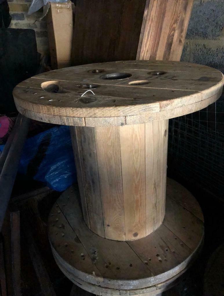 Industrial Rustic Cable Reel Tables x 4 in Surrey Quays, London Gumtree