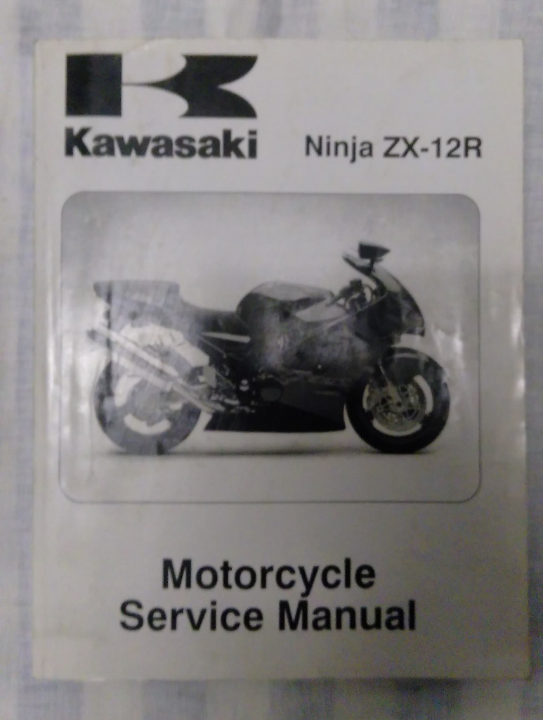 KAWASAKI ZX12-R NINJA ZX1200-A1/A2 ORIGINAL 2000-01 FACTORY WORKSHOP MANUAL