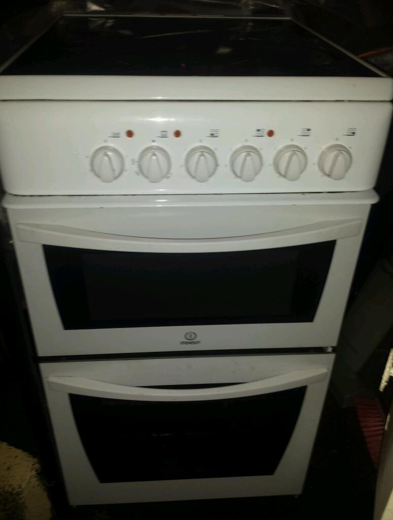 Indesit freestanding electric oven schott ceran ceramic hob | in ...