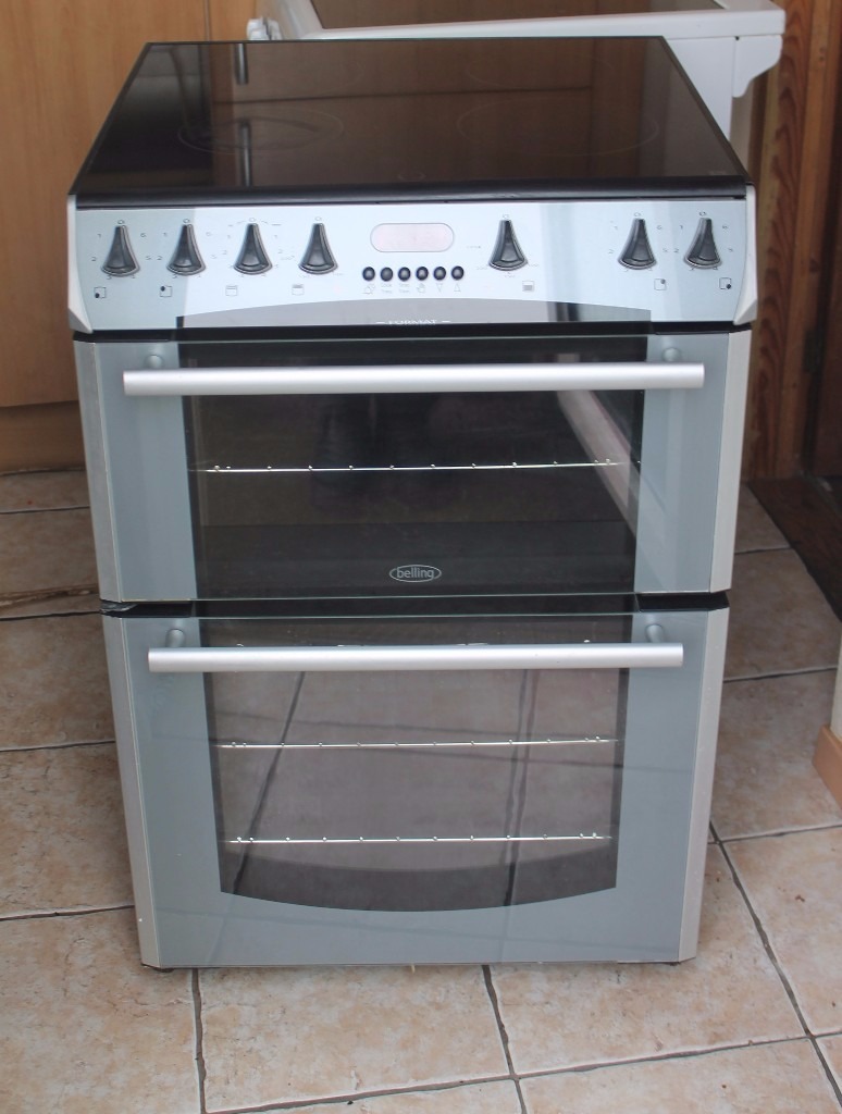 Belling Format 60cm, double oven electric cooker WARRANTY GIVEN in