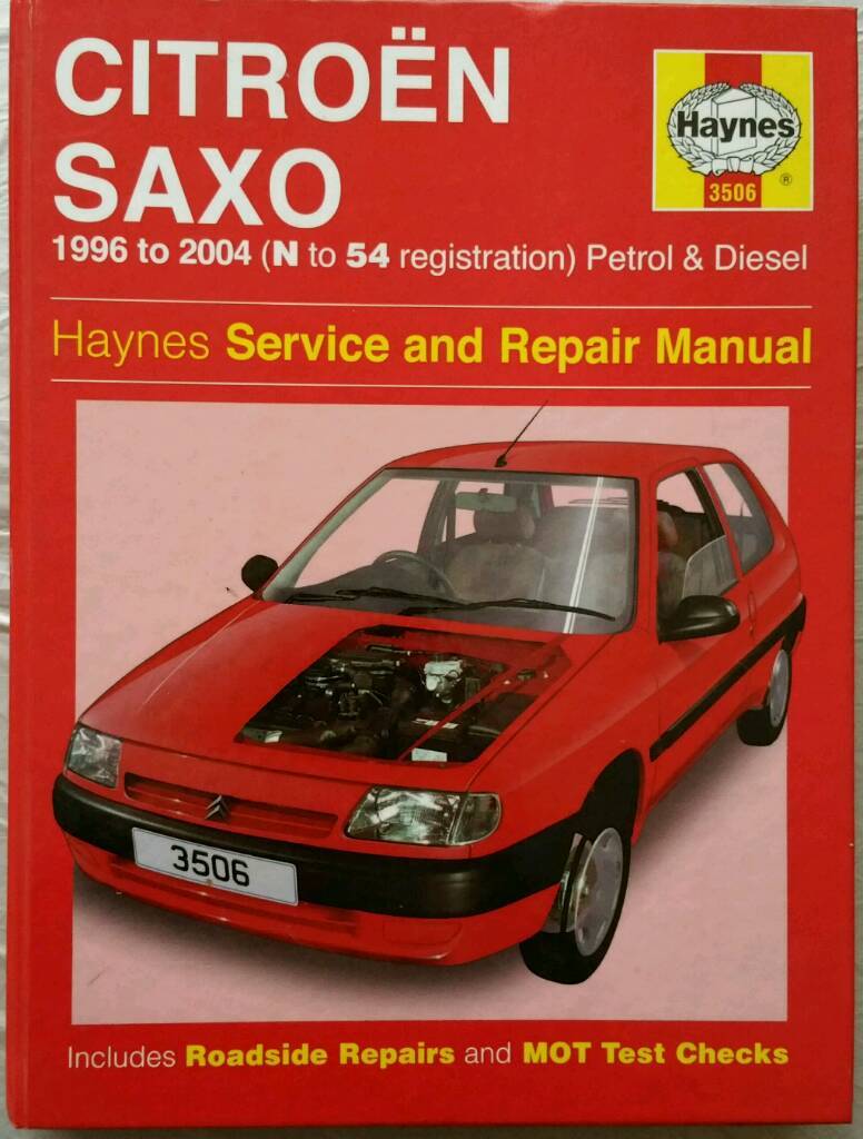 Haynes Service & Repair Manual for Citroen Saxo 1.1 ...