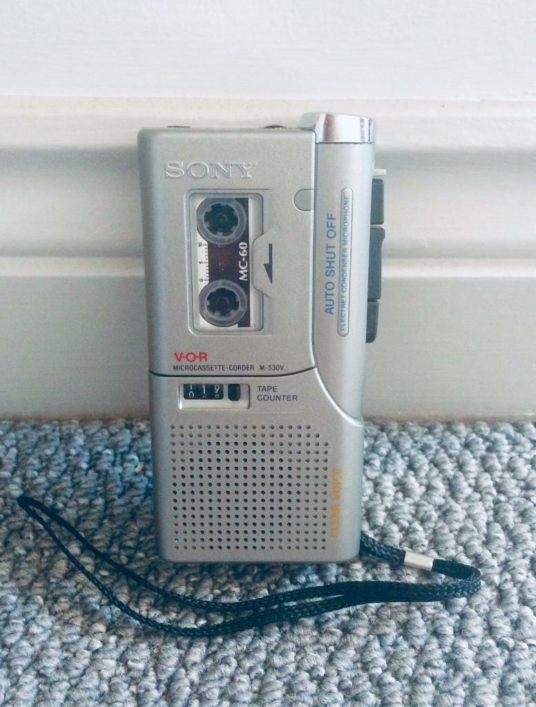 Sony M 530V Microcassette Corder in Northampton, Northamptonshire