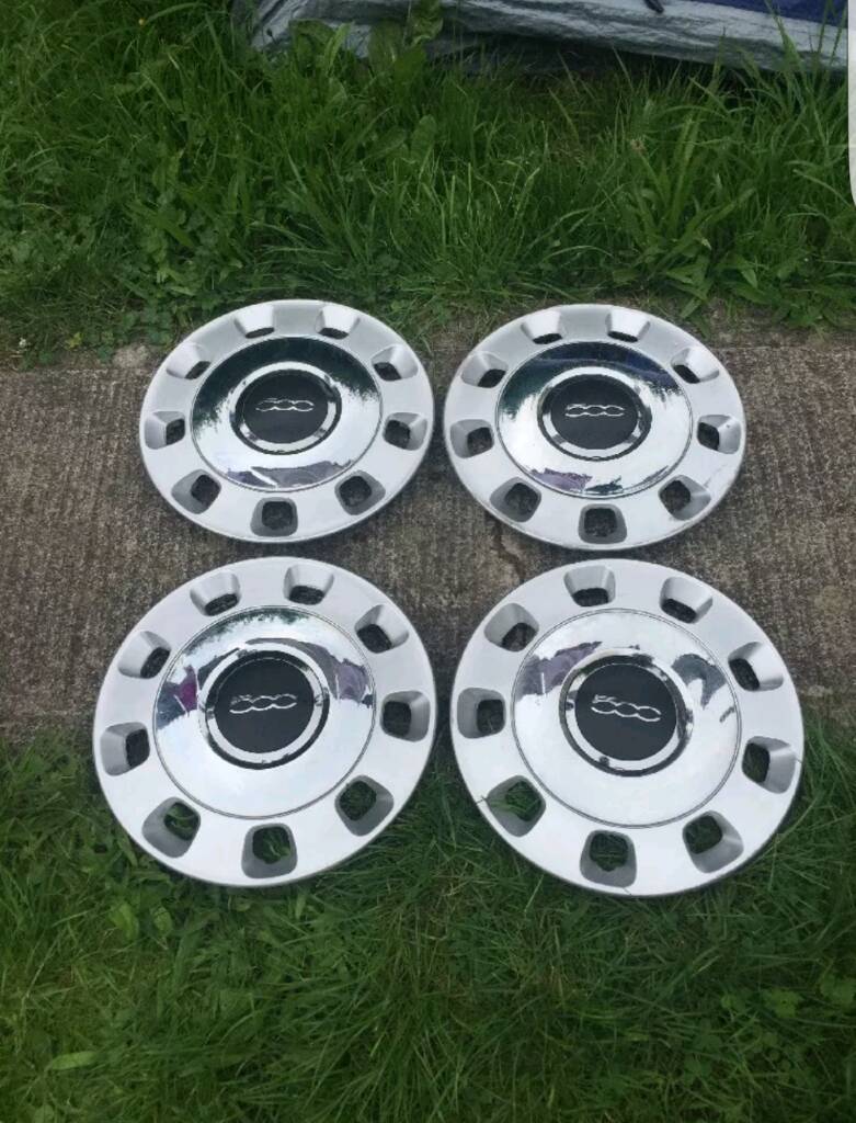 Genuine Fiat 500 colour therapy wheel trims in Cottenham, Cambridgeshire Gumtree