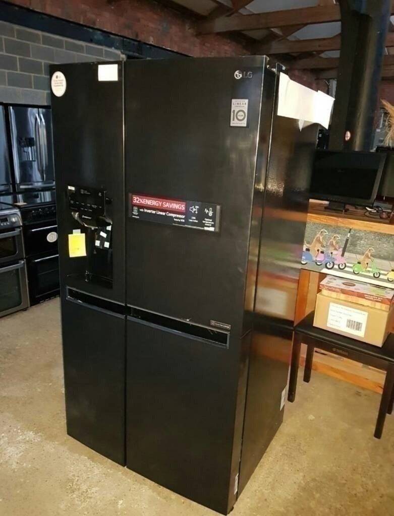 Brand New Black Gloss A+++ Class LG Double Door American FF With Water