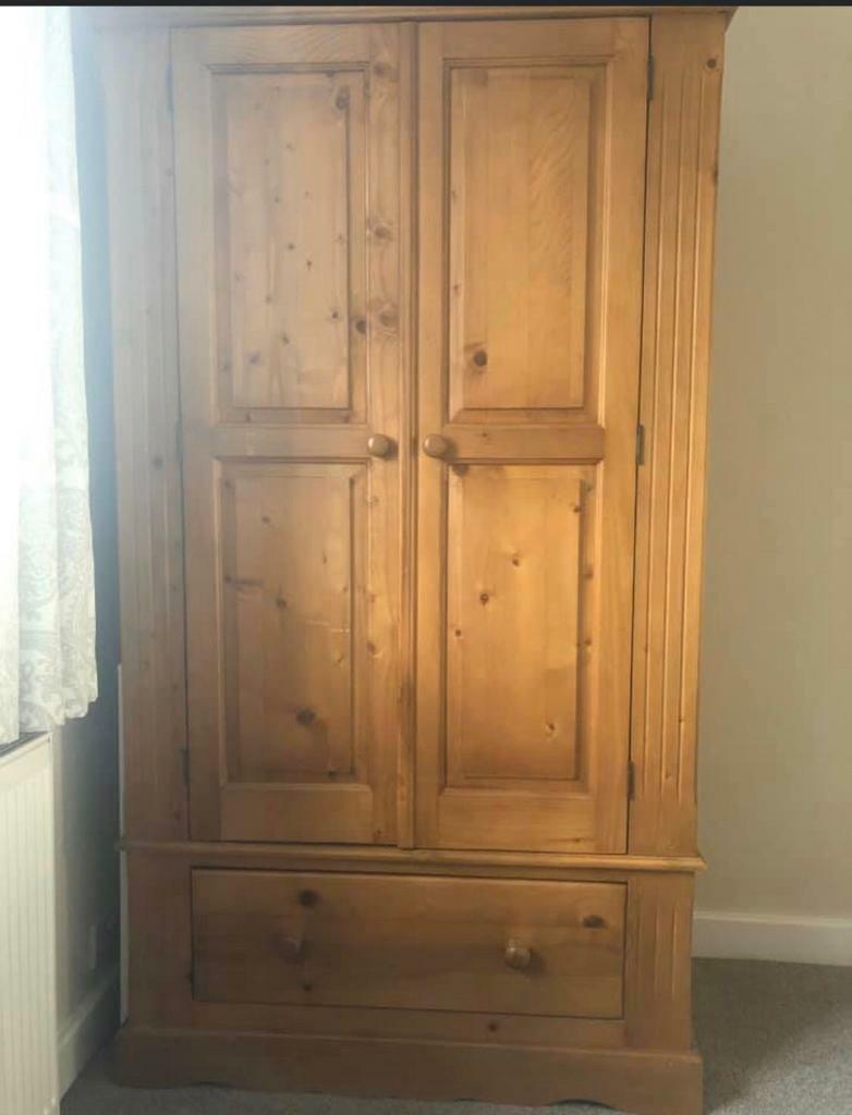 Solid pine wardrobe for sale in Ponteland, Tyne and Wear Gumtree