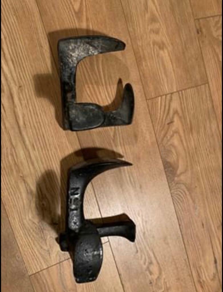 Two Vintage Cast Iron Cobblers Shoe Lasts in Lisburn Road, Belfast
